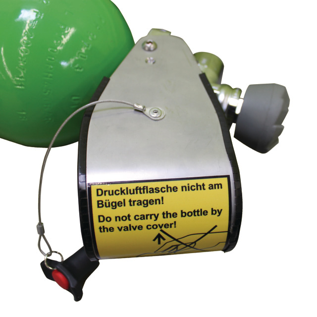 Ventilschutz VETTER für Druckluftflaschen 6 l/300bar mit einem Hals-Ø von 27–30 mm