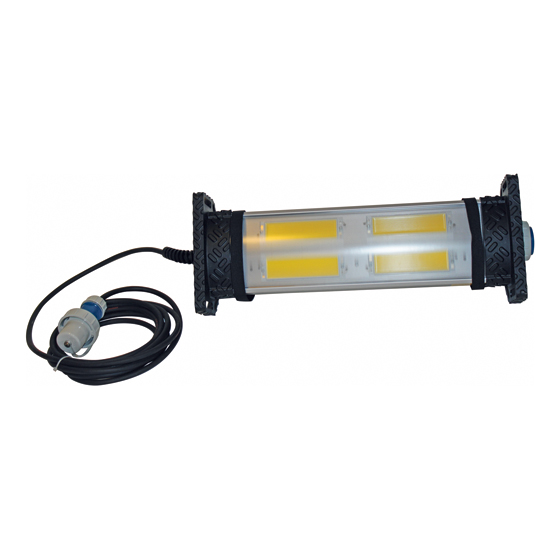 Zeltlampe VETTER LED, Anschluss 230 V/36 W LED, mit Stecker und Kupplung, Schutzart IP 68. Nylongurtzur Befestigung
