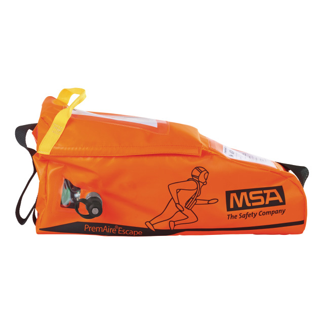 Druckluft-Fluchtgerät MSA PremAire Escape mit Mask-Hood und CFK-Flasche 2 l/300 bar, PSA III