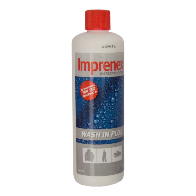Imprägnierflüssigkeit Impenrex Plus, insbesonderefür Bekleidung mit GORE-TEX-Membrane. 250ml-Flasche