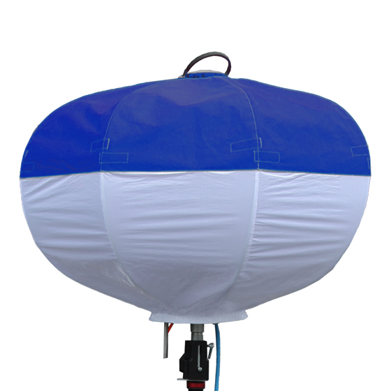 Beleuchtungsballon POWERMOON SL 2000, 230 V/320 W,mit Kugelkopf-Adapter und Transportbehälter