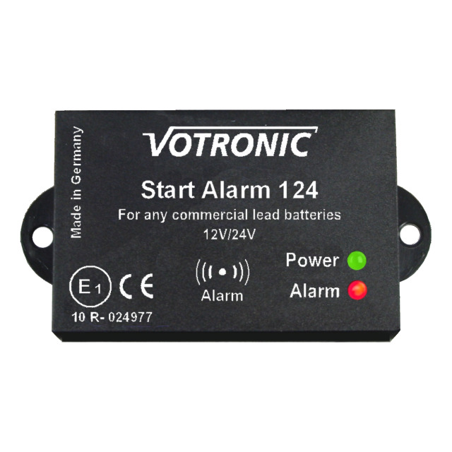 Start Alarm 124 VOTRONIC, DIN EN 1789, Warngerät für Batteriesysteme mit 12 V und 24 V