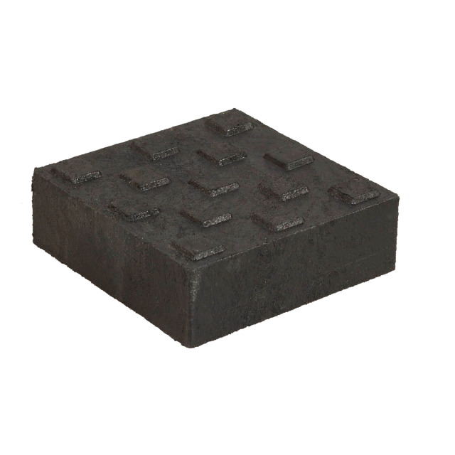 Abstützsystem WEBER Stab-Fix Block 75, aus recyceltem Kunststoff (PE), Farbe schwarz