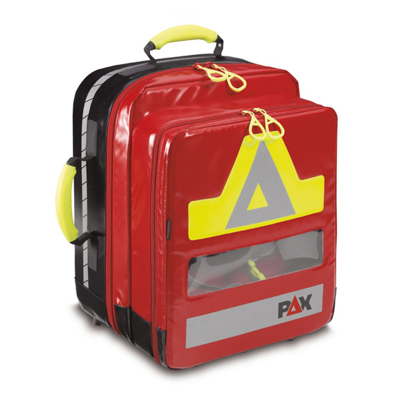 Notfallrucksack PAX Feldberg AED, aus PAX-Tec, rot