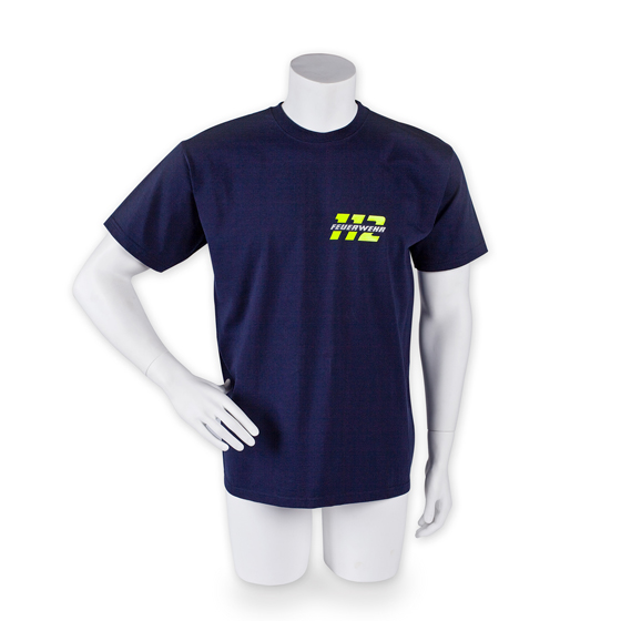 Feuerwehr T-Shirt mit Schriftzug Feuerwehr 112