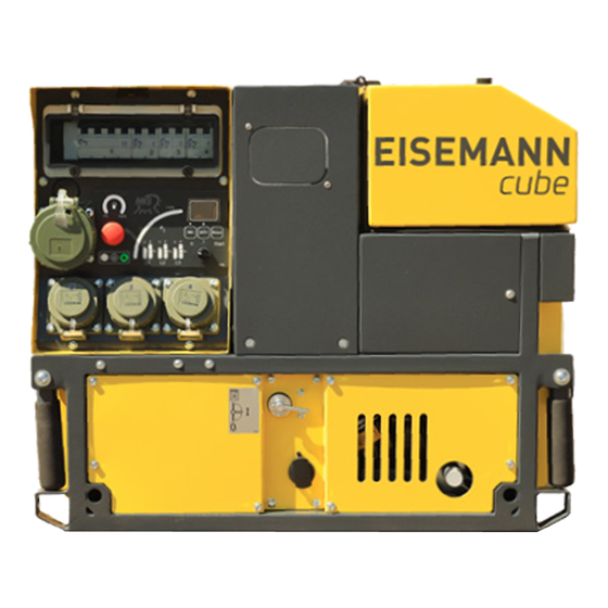 Stromerzeuger EISEMANN BSKA 9 E RSS cube, IT/TN, DIN 14685-1, DIN/TS 14684, DSB 3.0, Einspeisesteckdose, LED-Beleuchtung, Elektrostarter, Batterie