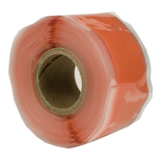 ResQ-tape Rolle Standard. Länge 3,65 m, Breite 25, 4 mm, Farbe orange. Lieferung im Druckverschlussbe utel