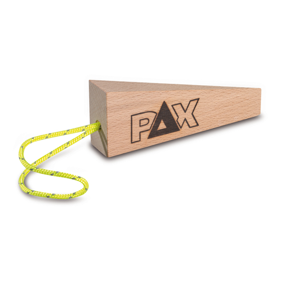 PAX Türkeil 3D, Buchenholz mit Reflexschnur gelb