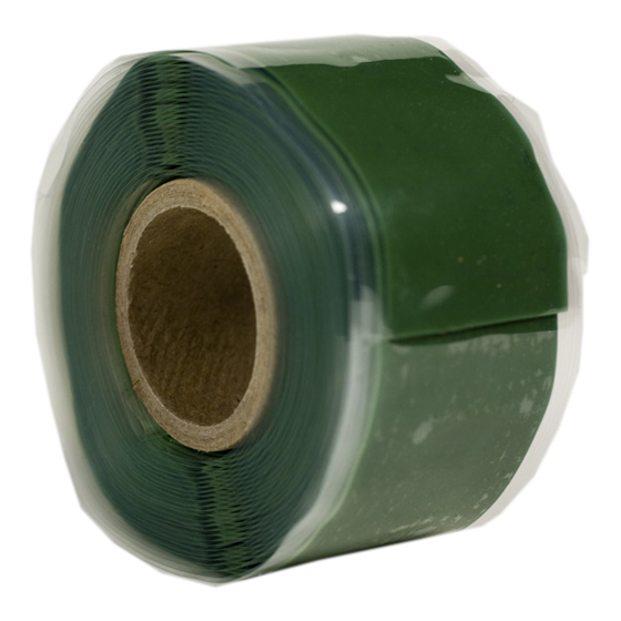 ResQ-tape Rolle Standard. Länge 3,65 m, Breite 25, 4 mm, Farbe grün. Lieferung im Druckverschlussbeut el