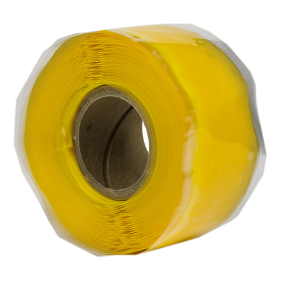 ResQ-tape Rolle Standard. Länge 3,65 m, Breite 25,4 mm, Farbe gelb. Lieferung im Druckverschlussbeutel