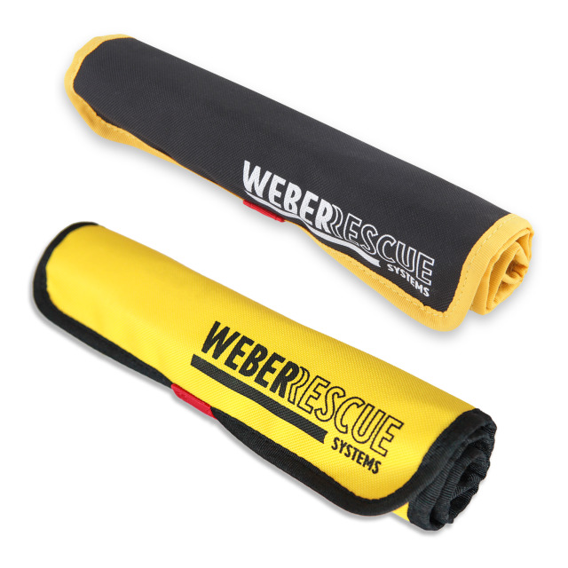 Rolltasche WEBER EXTRICATION, schwarz mit gelbem Rand