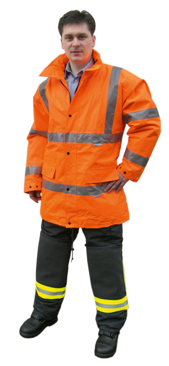 Warnschutz-Parka, EN ISO 20471 Klasse 3/2, EN 343Klasse 3/1, orange , PSA II