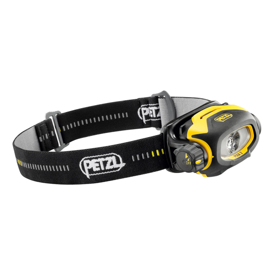 Stirnlampe PETZL PIXA 2, ATEX-Zulassung, 2 Leuchtmodi, mit 2 AA-Batterien, Kopfband, 3 Jahre Garantie