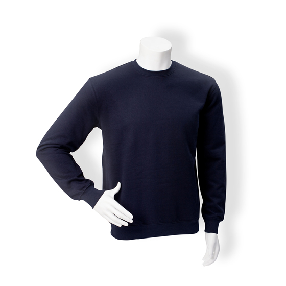 Sweatshirt, 80% Baumwolle/20% Polyester, dunkelblau, Rückenaufschrift JUGENDFEUERWEHR in weiß