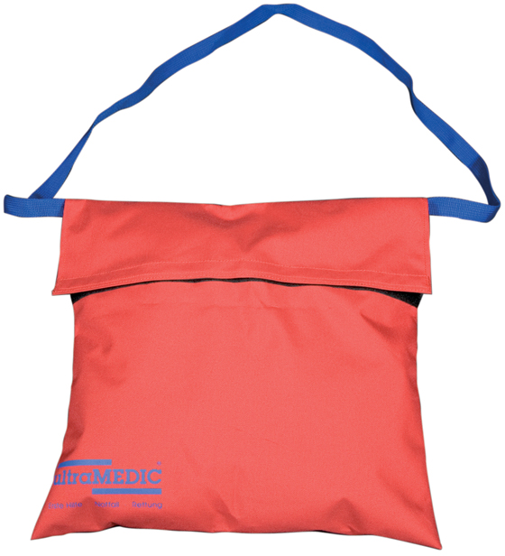 Tasche ULTRAMEDIC für Rettungstuch ultraSAVER undultraSAVER SPEZIAL, aus ultraTEX, rot, mit Trageriemen