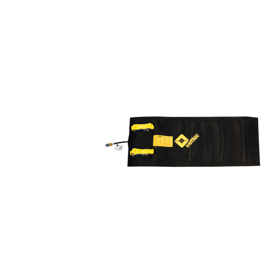 Leck-Bandage VETTER LB 5-20 XL für Rohr-Ø 50–200 mm, Größe 1000x400 mm. Mit Schnellschlusskupplung,Gurtabstandshalter und