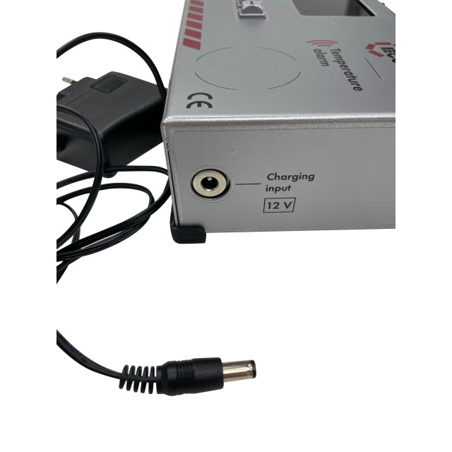 Temperaturalarm ECCOTARP, mit 3 Sensoren, Akku, Ladegerät 230 V, externer Tastatur, Antenne, ohne SIM-Karte