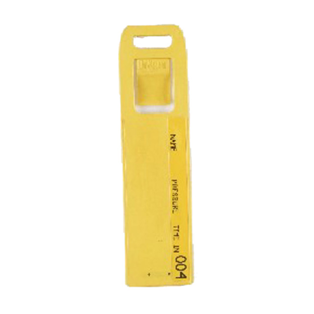 Blanko-Kennungsschlüssel DRÄGER für PSS Merlin. Farbe gelb, Schachtel mit 12 Stück