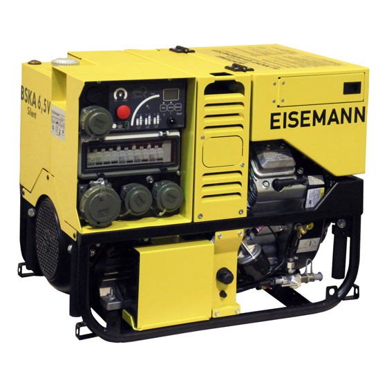 Stromerzeuger EISEMANN BSKA 6,5 EV Silent, DIN 14685-1, DSB 3.0, Variospeed, Elektrostarter, Batterie
