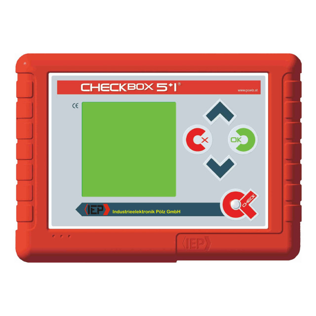 Überwachungstafel PÖLZ Checkbox 5+1, serielle Schnittstelle, einschließlich 2 Satz Batterien, Gerätetasche