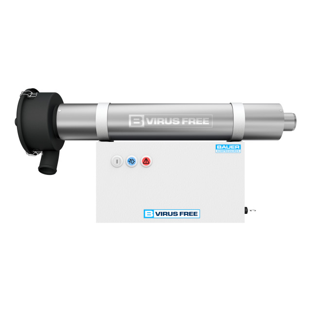 Filter BAUER B-VIRUS FREE, in Verbindung mit neuemKompressor bzw. zur Nachrüstung