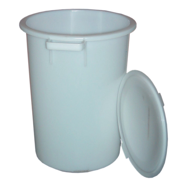 Deckel für Säurebehälter (Art.-Nr. 378155). Aus Niederdruck-Polyethylen, transparent
