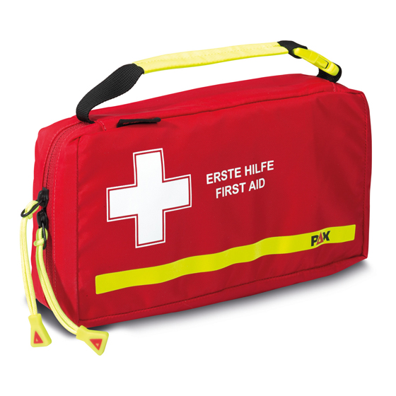 Erste-Hilfe-Tasche PAX M, aus PAX-Light, rot, mitseparater Tablettentasche