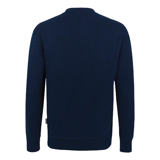 Sweatshirt M-V mit Polokragen, dunkelblau, 70% Baumwolle/30% Polyester, Einstickung FEUERWEHR in silber, nach Empfehlung LFV M-V 2018
