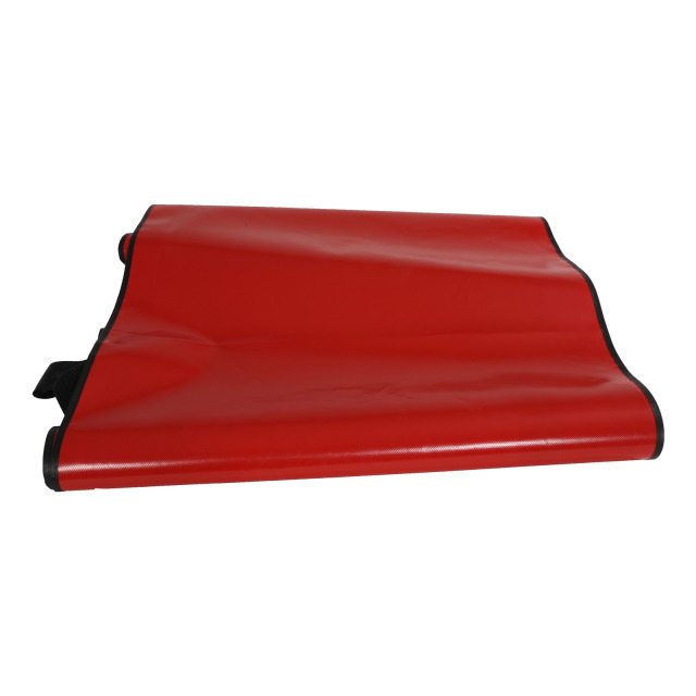 Abdeckplane FlexTech für Schlauchtrommel der EPH BARTH SCHLAUCH, schmale Ausführung, aus PVC, rot