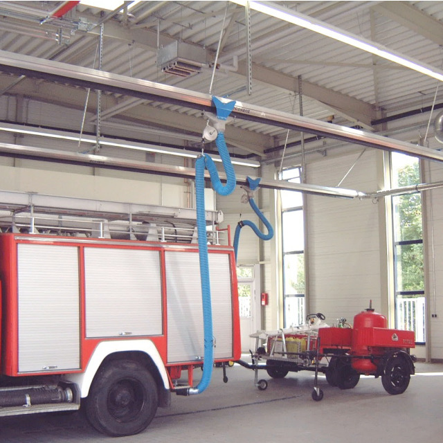Saugeinheit ECOVENT Feuerwehr mit Saugwagen ROLLFIX DN 100