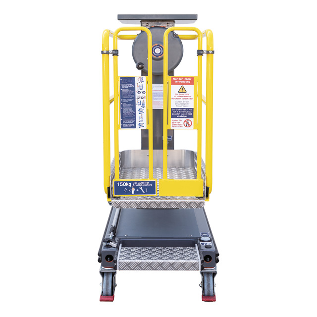 Vertikalmastlift MUNK RETTUNGSTECHNIK FlexxLift 2.2, Plattformhöhe max. 2,2 m, Belastbarkeit 150 kg