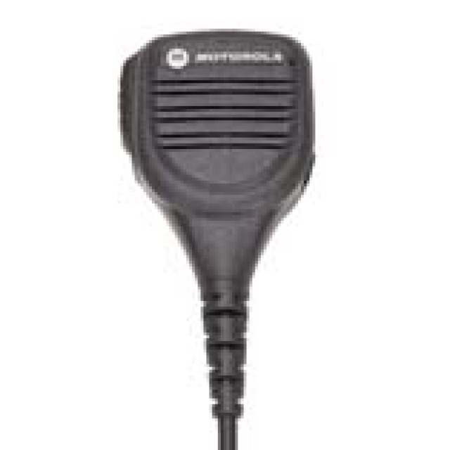 Mikrofon-Lautsprecher für Handsprechfunkgerät MOTOROLA MTP830/MTP850, mit Sendetaste und Gürtelclip,ohne Ohrhörerbuchse
