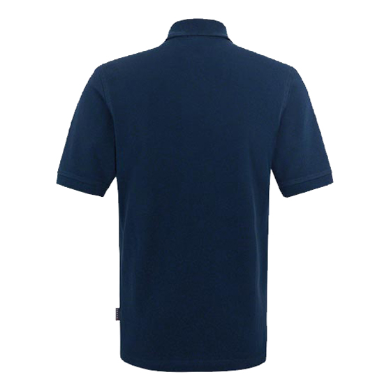 Poloshirt M-V mit Brusttasche, dunkelblau, 50% Baumwolle/50% Polyester, Einstickung FEUERWEHR in silber, nach Empfehlung LFV M-V 2018