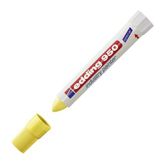 Kennzeichnungsstift gelb, stark deckende hochpermanente Farbpaste