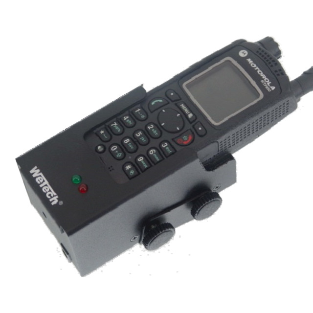 Kfz-Ladehalterung WTC680 für Handsprechfunkgerät MOTOROLA MTH 650/800 und MTP 850, Anschluss 11-31 V