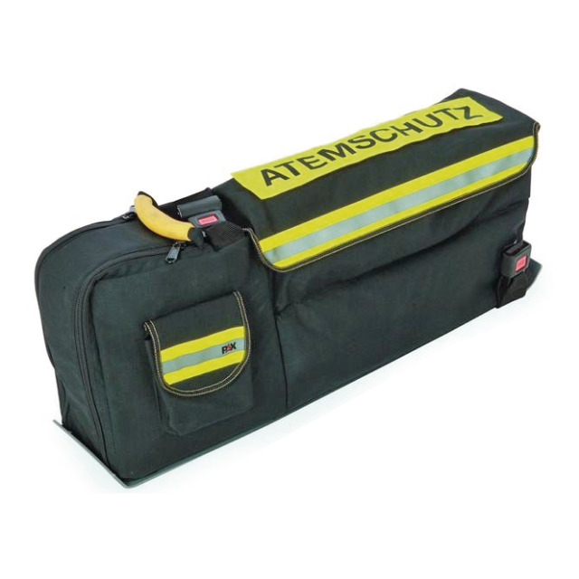 Atemschutznotfalltasche für Rettungspack-System DRÄGER RPS 3500 6-9 l, Länge 800 mm. Tragegriffe, Schultertrageriemen
