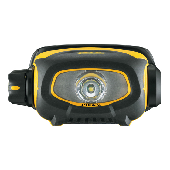 Stirnlampe PETZL PIXA 2, ATEX-Zulassung, 2 Leuchtmodi, mit 2 AA-Batterien, Kopfband, 3 Jahre Garantie