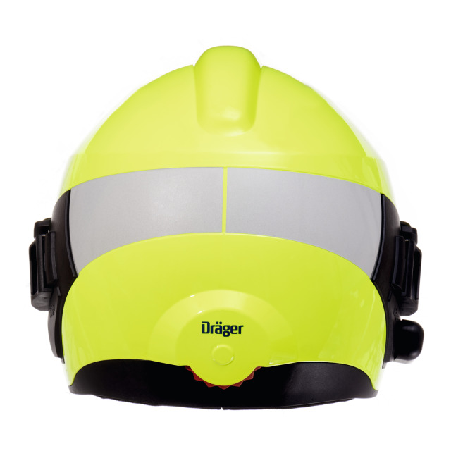 Reflexstreifen DRÄGER für Feuerwehrhelm HPS 7000 Helmgröße H1, orange, 2-teilig, rückseitig, als Ersatz oder zur Nachrüstung