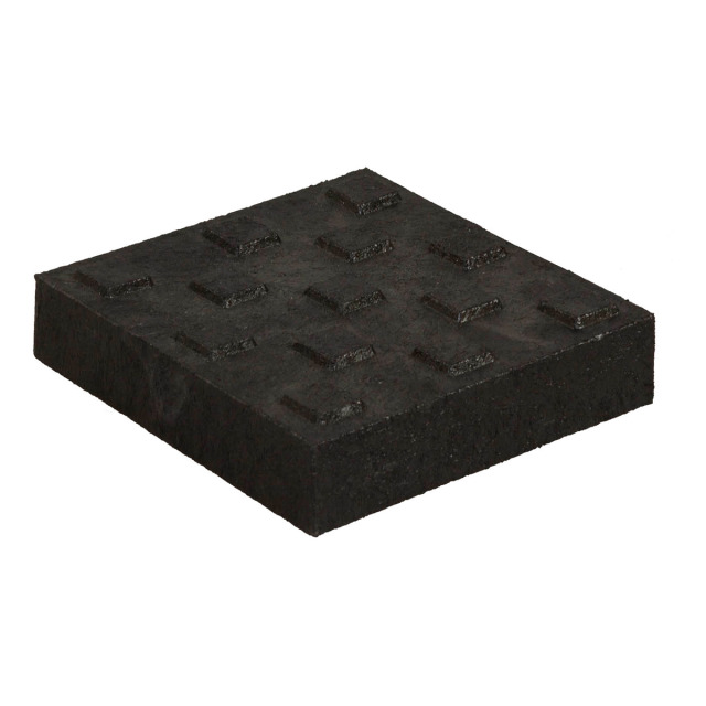 Abstützsystem WEBER Stab-Fix Block 50, aus recyceltem Kunststoff (PE), Farbe schwarz