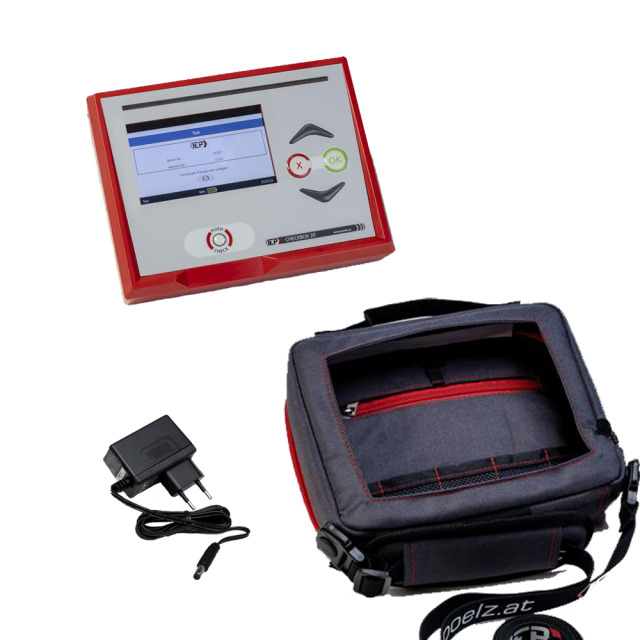 Überwachungstafel PÖLZ Checkbox 20  mit Gerätetasche, Ladeeinheit