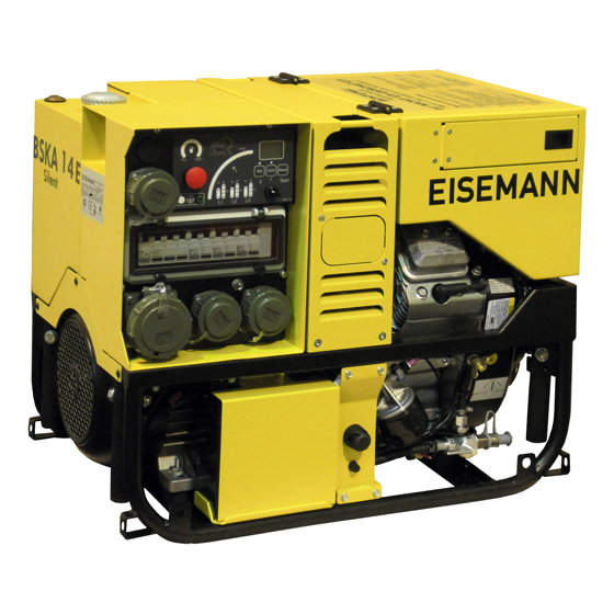 Stromerzeuger EISEMANN BSKA 14 EV Silent, DIN 14685-1, DSB 3.0, Variospeed, Elektrostarter, Batterie