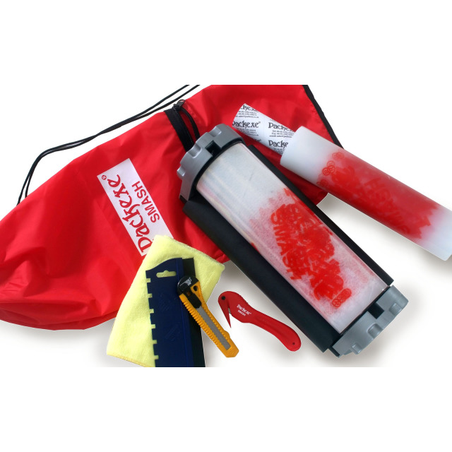 Packexe SMASH Kit, Abroller, 2 SMASH- Rollen, Folienschneider, Zubehör