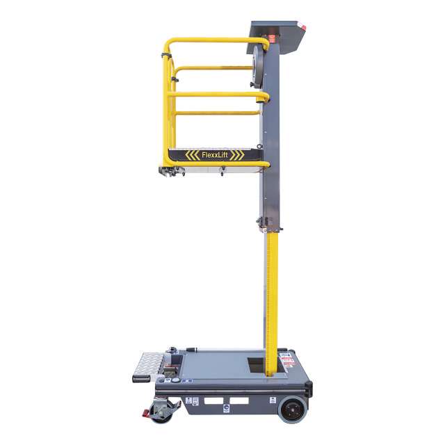 Vertikalmastlift MUNK RETTUNGSTECHNIK FlexxLift 2.2, Plattformhöhe max. 2,2 m, Belastbarkeit 150 kg