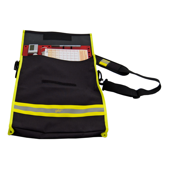 Aufbewahrungstasche für Atemschutzüberwachungstafel gfd, Hochwertiges 1000D Codura PU WR.FR, Farbe schwarz mit