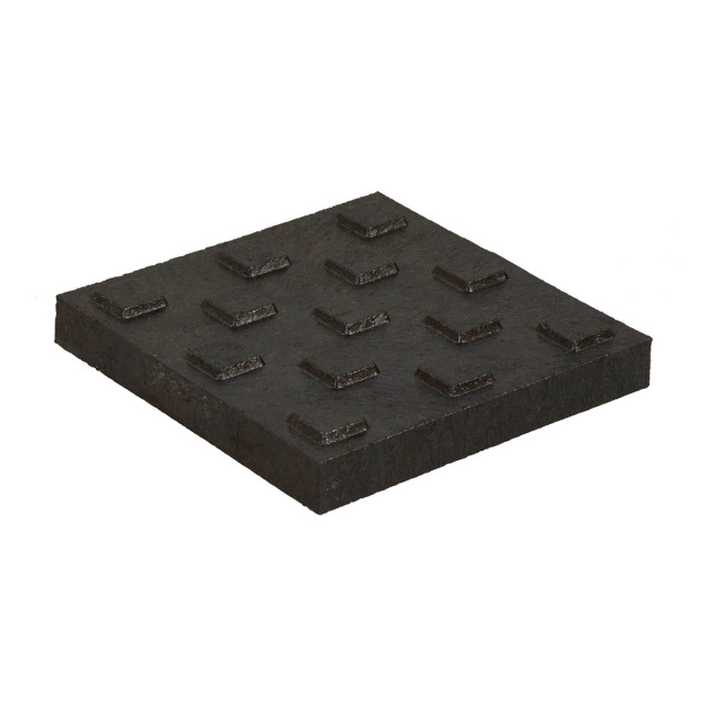 Abstützsystem WEBER Stab-Fix Block 25, aus recyceltem Kunststoff (PE), Farbe schwarz