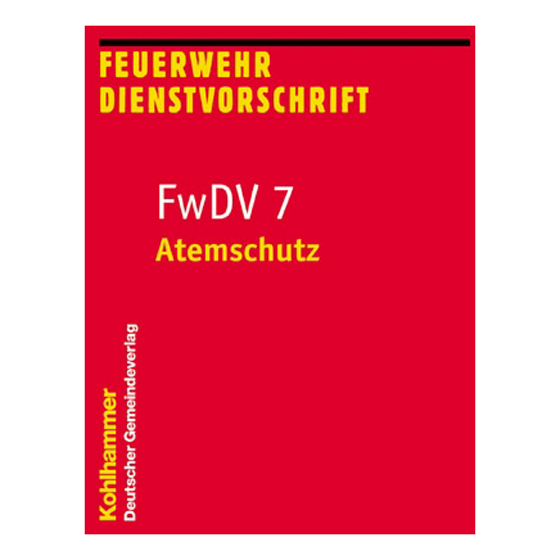Feuerwehr-Dienstvorschrift FwDV 7 - Atemschutz