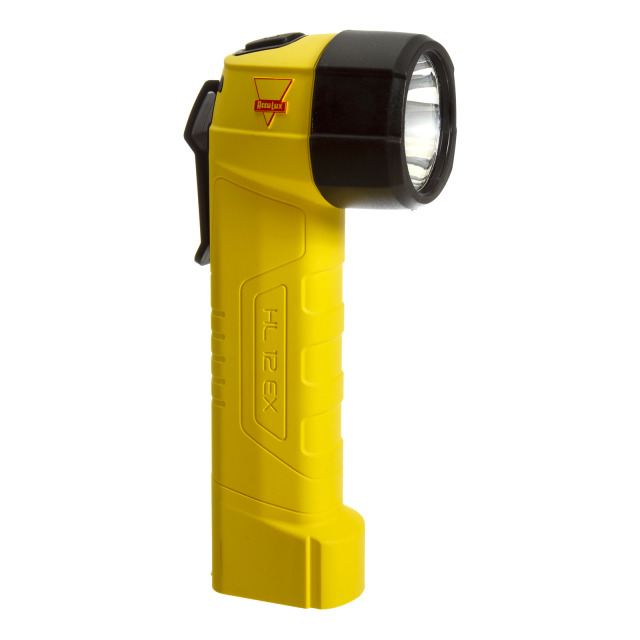 Handlampe ACCULUX HL-12 EX. DIN 14649, ATEX-Zul. Z one 0/20, Power-LED, mit LiIon-Akku, ohne Ladegerä t, Batteriebetrieb möglich
