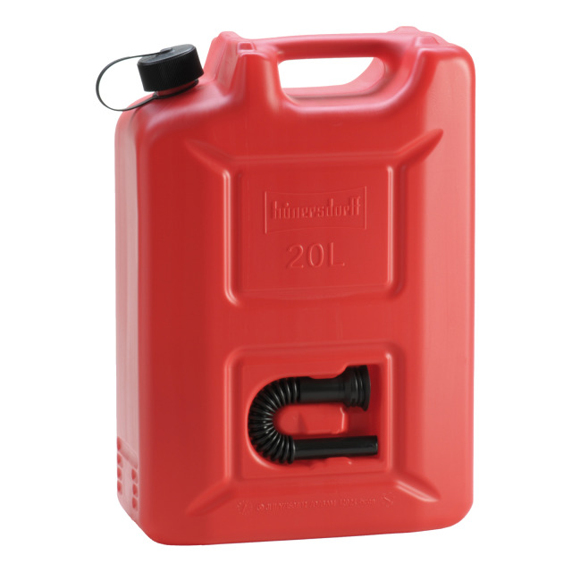 Benzinkanister PROFI 20 l, mit GGVS-Zulassung, ausKunststoff, Farbe rot