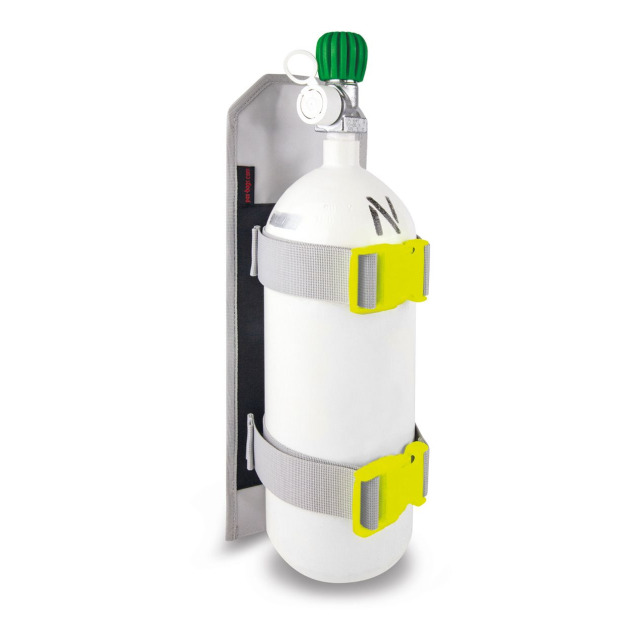 Sauerstoffflaschenhalterung PAX 2 l Magnet, für Notfallrucksack Wasserkuppe L-ST Magnet