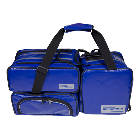 Sauerstofftasche ULTRAMEDIC ultraBAG OXYGEN, blau,aus ultraPLAN. Zusätzliche abnehmbare Tasche, (BxHxT) 517x250x190 mm